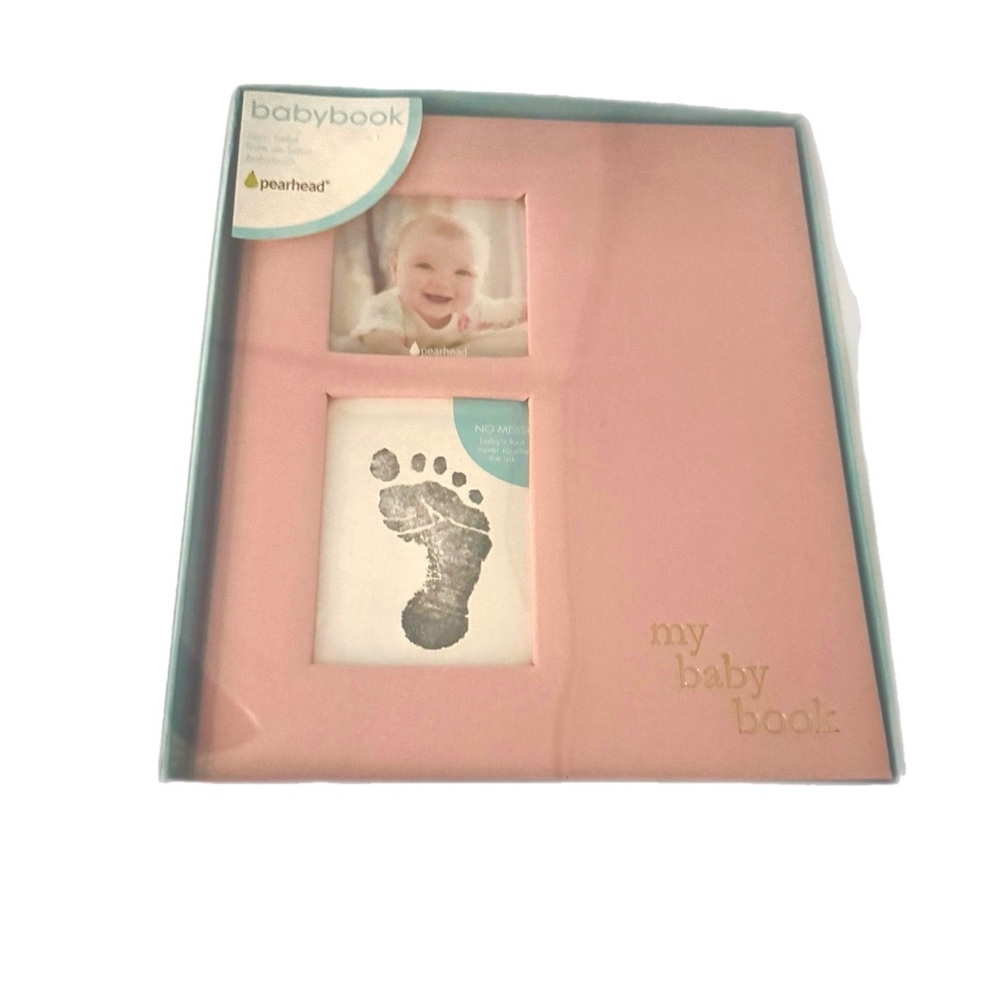 Pearhead Baby Milestone Book, NIB, Ships next‎ day .